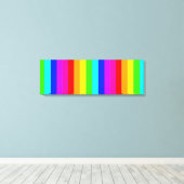 strepen volledige kleuren canvas afdruk (Insitu (Houten vloer))