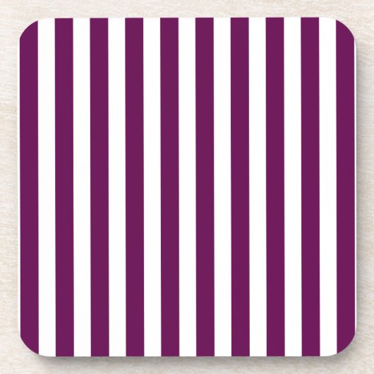 strepen voor pruimen en witte snoepjes bier onderzetter (Voorkant)