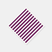 strepen voor pruimen en witte snoepjes servet (Hoek)