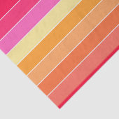 Strepen voor roze, Oranje en gele Waterverf Tissuepapier (Detail)