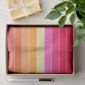 Strepen voor roze, Oranje en gele Waterverf Tissuepapier (Geschenk)