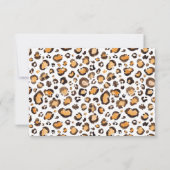 Strepen & Waterverf Luipaard Print | Moderne RSVP (Achterkant)