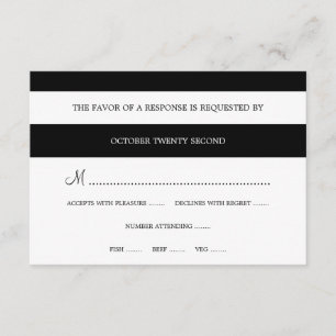 Strepen & Waterverf Luipaard Print Moderne RSVP Kaartje