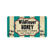  strepen - Wilde honing - Horizontaal