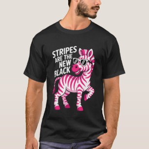 Strepen zijn The New Black met Roze Zebra T-shirt