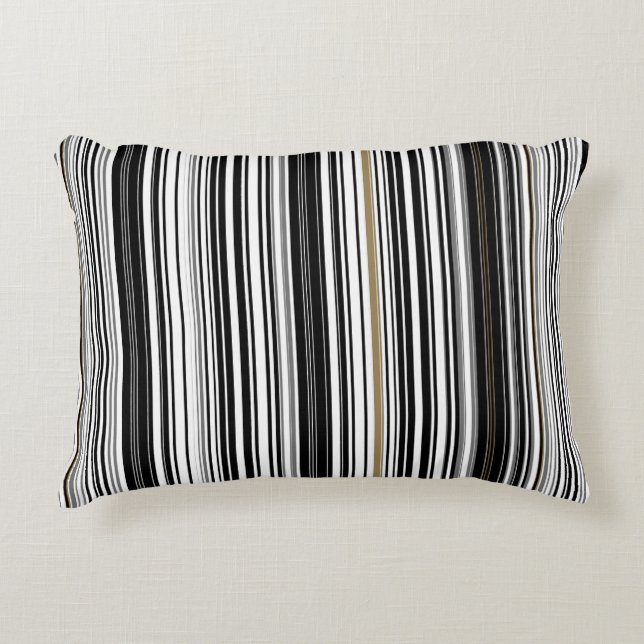 Strepenpatroon  accent kussen (Voorkant)