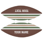 Strepenpatroon op maat gemaakte voetballen american football (Panelen)
