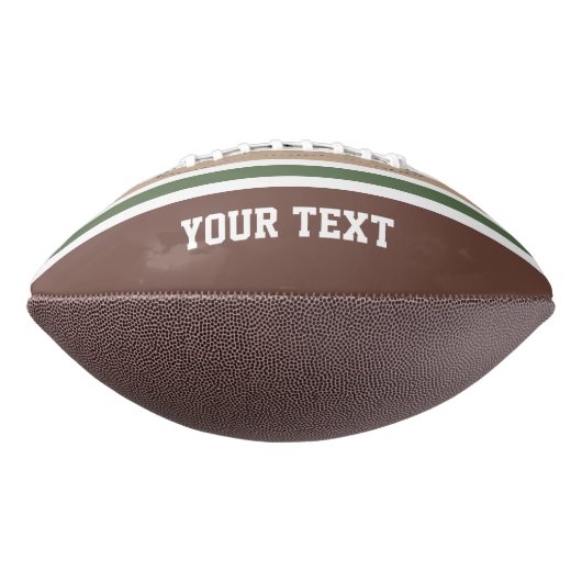 Strepenpatroon op maat gemaakte voetballen american football (Gedraaid 90)