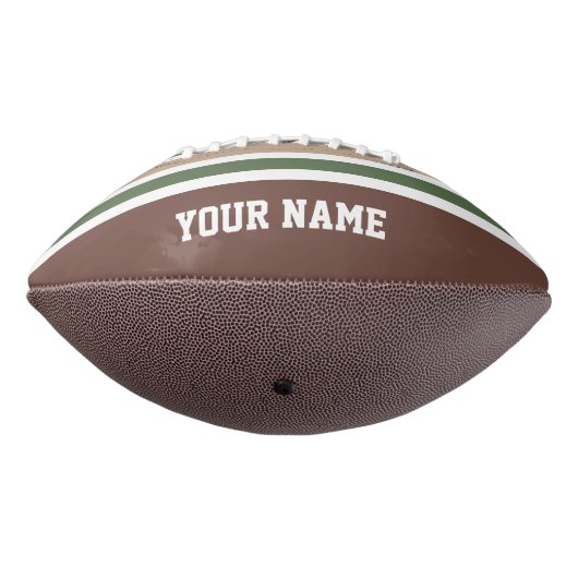 Strepenpatroon op maat gemaakte voetballen american football (Gedraaid 270)