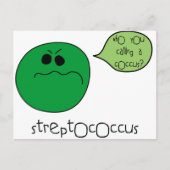 Streptococcus Briefkaart (Voorkant)