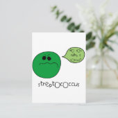 Streptococcus Briefkaart (Staand voorkant)