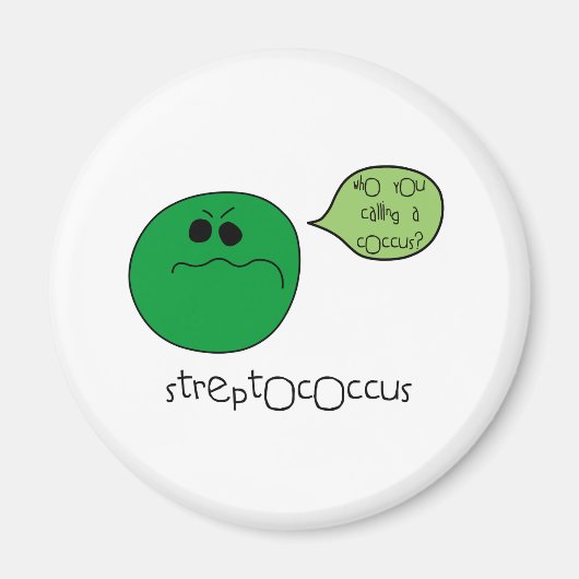 Streptococcus Magneet (Voorkant)