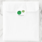 Streptococcus Ronde Sticker (Tas)