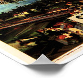 STRESA BORROMEO Borrogemiddelde Island  Italië Poster (Hoek)