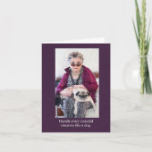 Stress als een grappige hond kaart (Voorkant)