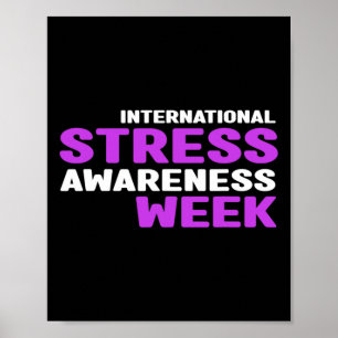 Stress Awareness - Internationaal Stress Awareness Poster