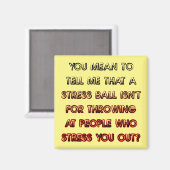 Stress Ball Grappige Koelkast Magnet Koelkast (Voorkant / Achterkant)