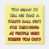Stress Ball Grappige Koelkast Magnet Koelkast (Voorkant)