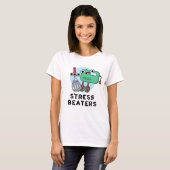 Stress Beaters Funny Baking Whisk Pun T-shirt (Voorkant volledig)