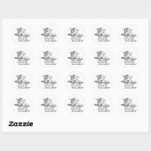 Stress bij handvatten ronde sticker (Vel)