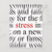 Stress Briefkaart (Voorkant)