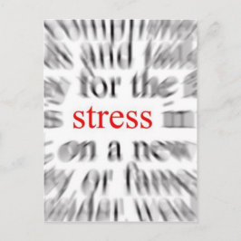 Stress Briefkaart