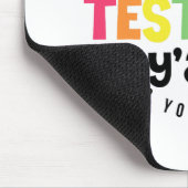 Stress Doe je best, je hebt deze testdag Muismat (Hoek)