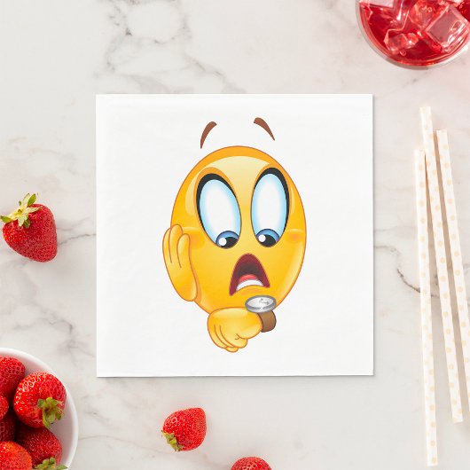 Stress Emoji Napkins Servet
