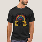 Stress Free Is A Way To Be Stress Awareness Rainbo T-shirt (Voorkant)