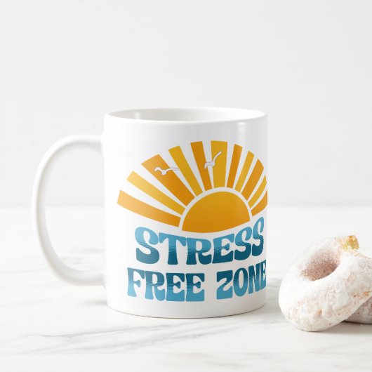Stress Free Zone Koffiemok (Met donut)