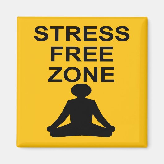 Stress Free Zone Magneet (Voorkant)