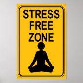 Stress Free Zone Print (Voorkant)