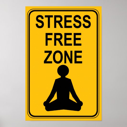 Stress Free Zone Print (Voorkant)