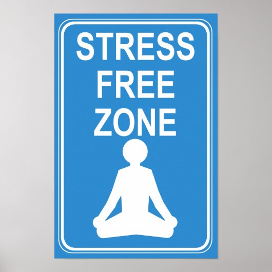 Stress Free Zone Print (Voorkant)