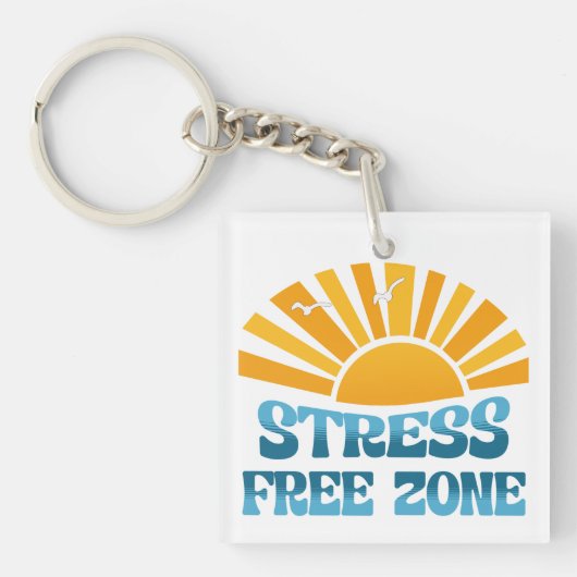 Stress Free Zone Sleutelhanger (voorkant)
