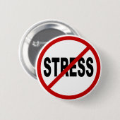 Stress/geen druksignaal toegestaan ronde button 5,7 cm (Voorkant /achterkant)