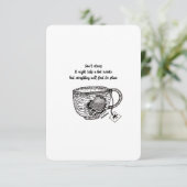 Stress, ik ben hier voor jou, een platte kaart (Staand voorkant)