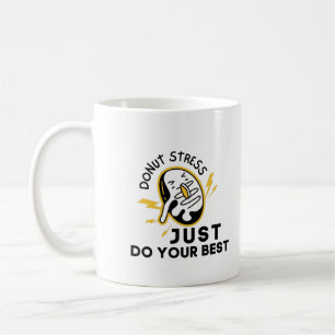 Stress in test, doe gewoon je beste T-shirt Koffiemok