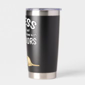 Stress Is Caused Funny Labrador Yellow Lab Gift La Geïsoleerde Drinkbeker (Links)