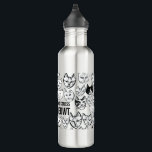 Stress Meowt Funny Cat Aluminium Water Bottle niet Waterfles<br><div class="desc">Stress Meowt is geen grappige fles kattenwater. Bekijk mijn winkel voor meer overeenkomende objecten zoals shirten,  stickers en meer!</div>