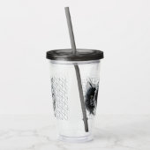 Stress Meowt Geometric Cat niet Acryl Drinkbeker (Links)