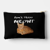 Stress Meowt niet - Oranje kat zet me uit Etui (Achterkant)