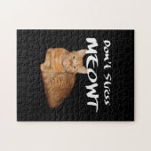 Stress Meowt niet - Oranje kat zet me uit Legpuzzel (Horizontaal)