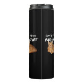 Stress Meowt niet - Oranje kat zet me uit Thermosbeker (Achterkant)