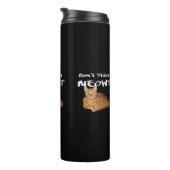 Stress Meowt niet - Oranje kat zet me uit Thermosbeker (Geroteerd rechts)