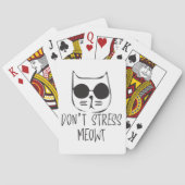 Stress Meowt niet Pokerkaarten (Achterkant)