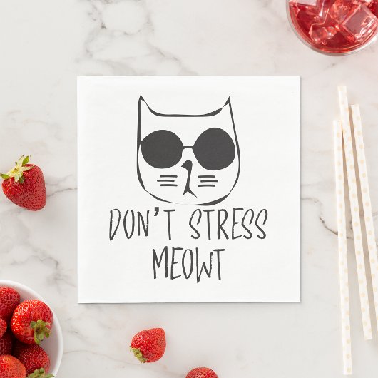 Stress Meowt niet Servet