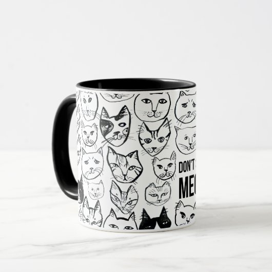 Stress Meowt niet tot ik mijn koffie heb. Mok (Voorkant links)