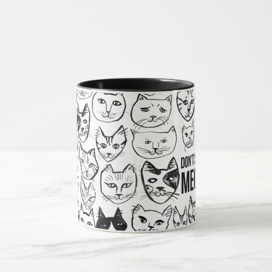 Stress Meowt niet tot ik mijn koffie heb. Mok (Midden)