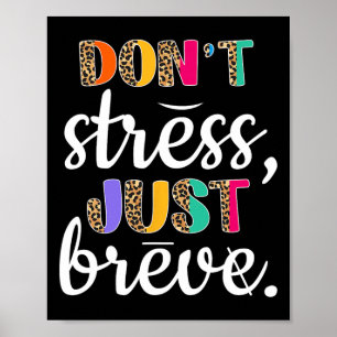 Stress niet alleen Breve Dyslexie Bewustzijn Neuro Poster
